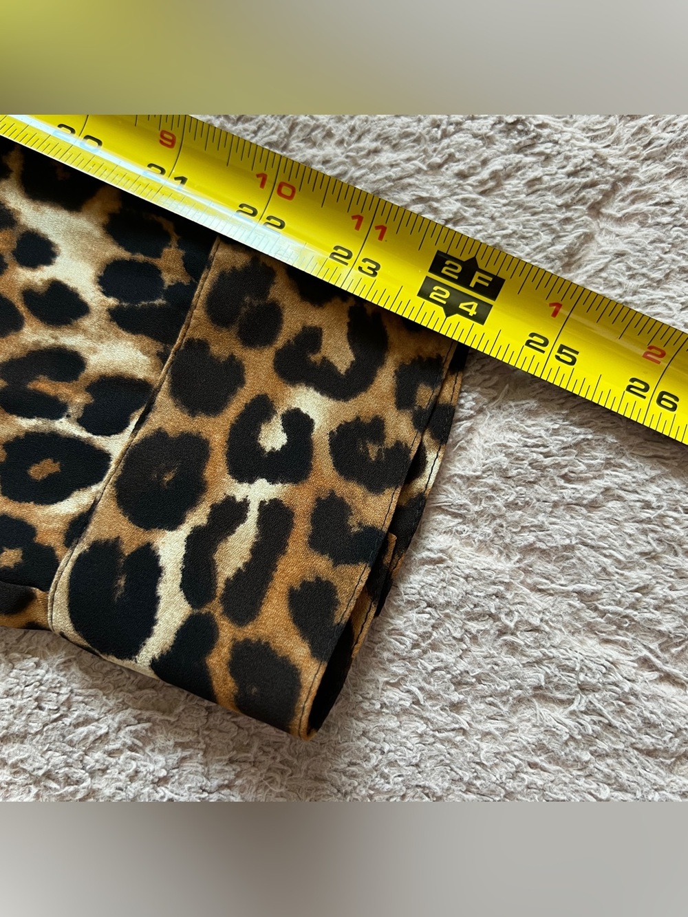 Express Portofino Shirt Leopard Cheetah Animal Print Old Money Safari Chic Sz L - Picture 6 of 8